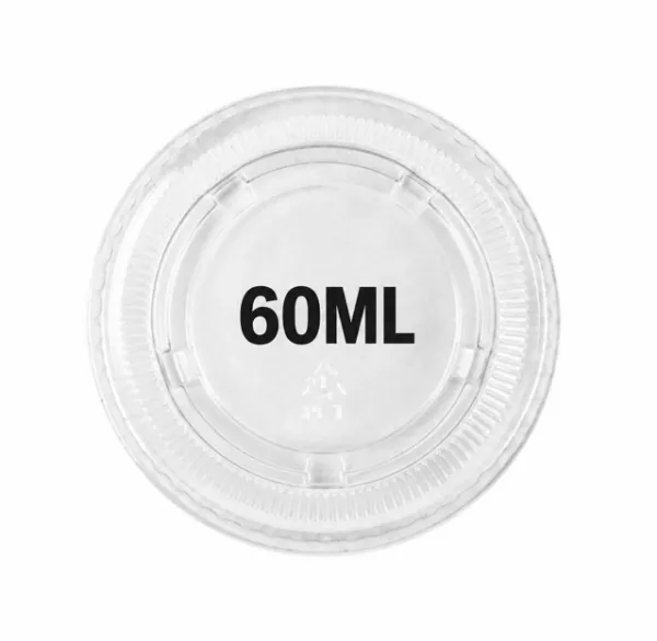 250 COUVERCLES POTS SAUCES 60ML