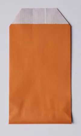 250 Sacs Cadeaux Kraft Blanc 7x12 ORANGE