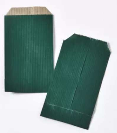  250 Sacs Cadeaux Kraft BRUN  7X12 VERT FORET