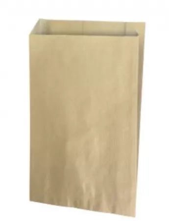 250 sacs cadeaux kraft brun 12+4,5X20CM
