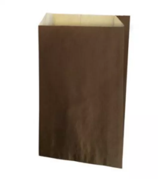 250 sacs cadeaux kraft brun 16+ 8x 27cm marron