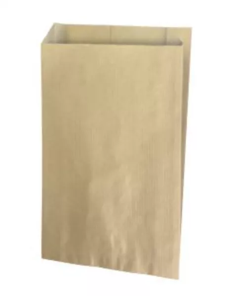 250 sacs cadeaux kraft brun 16+8x27 