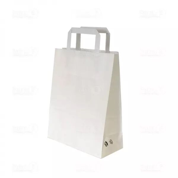250 Sacs Kraft P Plates 26+17x25 BLANC / CAKW2625