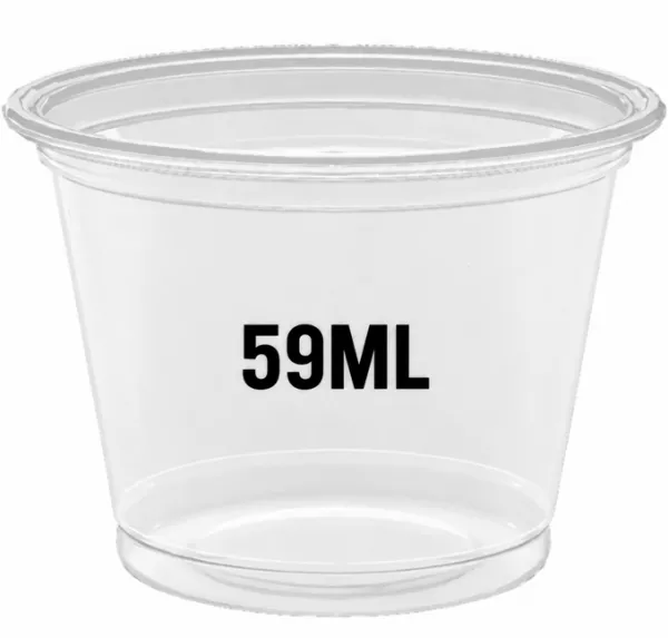 2500 POTS SAUCES PP TRANSPARENT 59ML