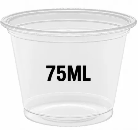 2500 POTS SAUCES PP TRANSPARENT 75ML