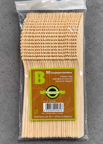 30 COUTEAUX BAMBOU
