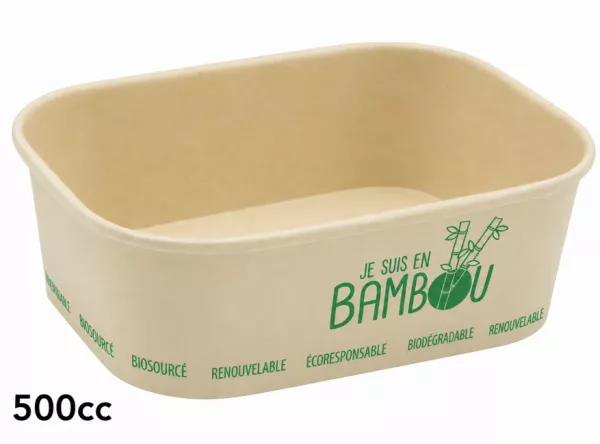 300 BARQUETTES BAMBOU ENDUIT 500cc