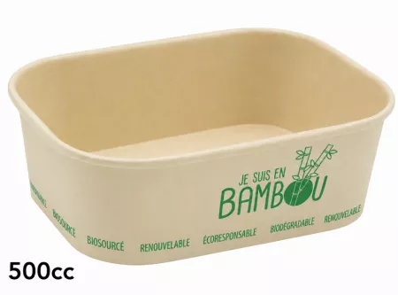 300 BARQUETTES BAMBOU ENDUIT 500cc