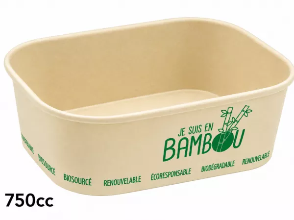 300 BARQUETTES BAMBOU ENDUIT 750cc