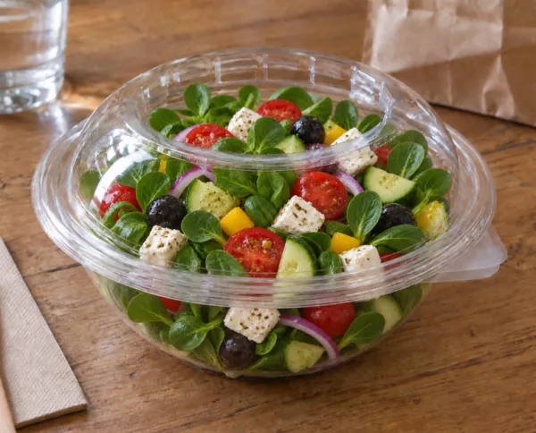 300 BOLS SALADE + COUVERCLES PET 1000cc