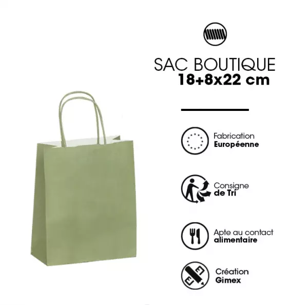 300 SACS FESTIVAL VERT AMANDE P.TORS K. 90G - 18+8x22cm