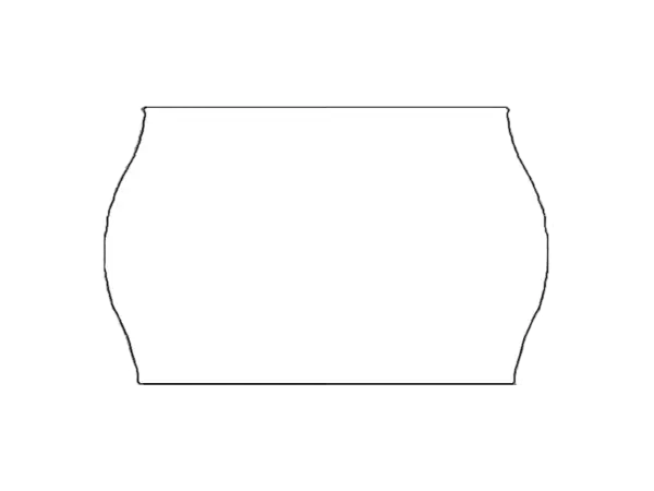 36 ROULEAUX DE 1000 �TIQUETTES 26*16 BLANC PERM BORDS ARRONDIS