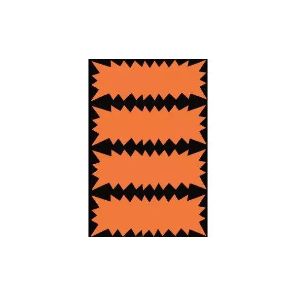 .400 FLASH FLUO ORANGE 35x90MM 250g/m