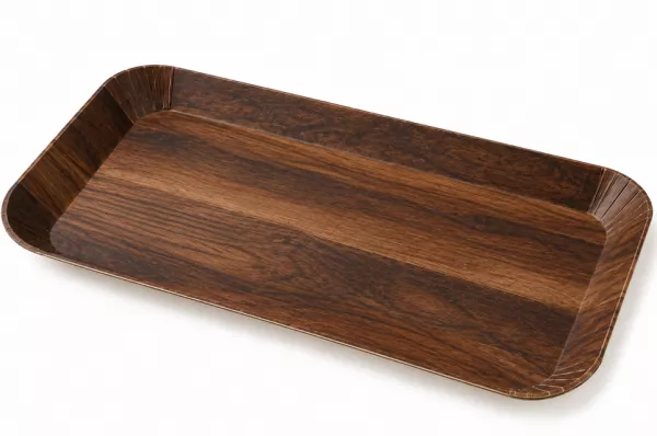 50 BARQUETTES CARTON PET/PP 21x12.7x1.4cm