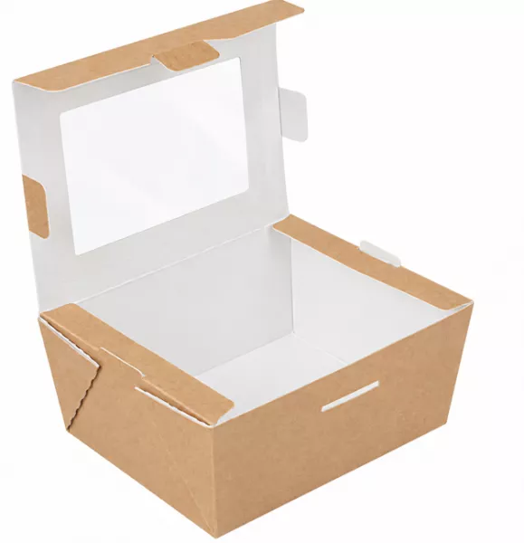 50 BOITES AVEC FENETRE 780ml 11.2x6.4