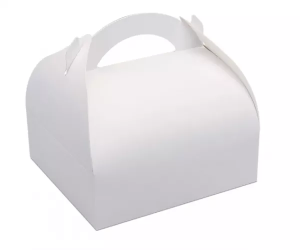 50 BOITES BLANCHES A POIGNEES 20X18X7CM