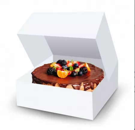  50 BOITES PATISSIERES 33x5 BLANC