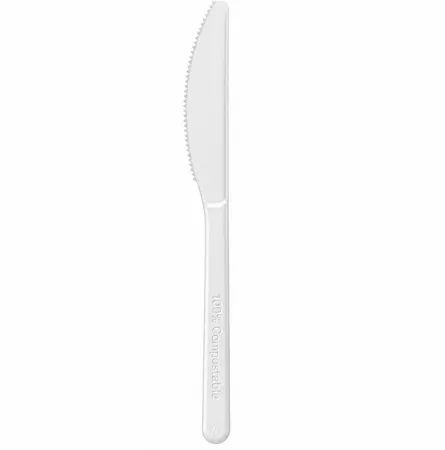 50 COUTEAUX BIODEGRADABLE COMPOSTABLE
