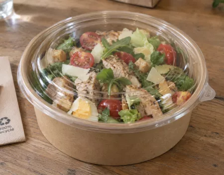 50 COUVERCLES BOLS SALADE TRANSPARENT