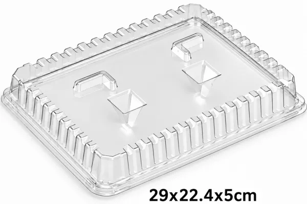50 COUVERCLES PLATEAUX REPAS 5 COMPART - CR290