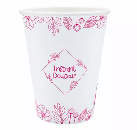 50 GOBELETS CARTON INSTANT DOUCEUR 25CL