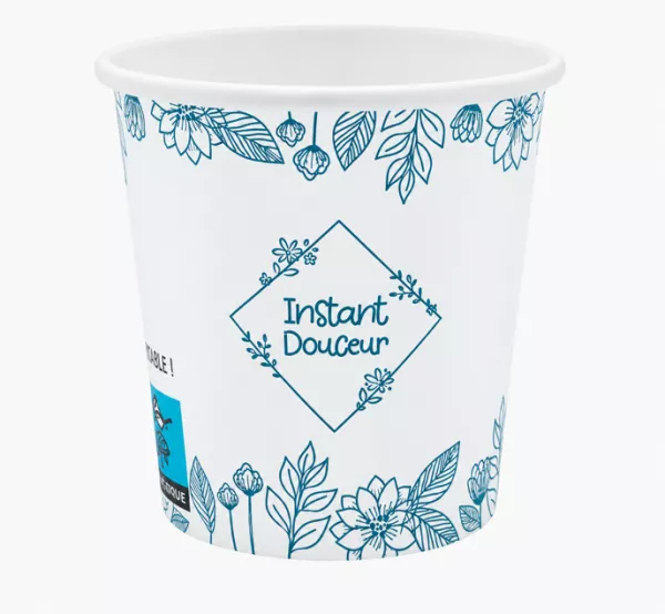 50 GOBELETS KRAFT 10CL INSTANT DOUCEUR