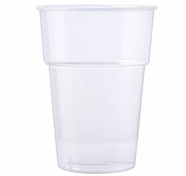 50 GOBELETS TRANSPARENTS REUTILISABLES PP 33CLNT
