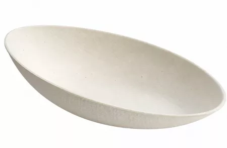 50 Mini Coupelles 79x52 Ovale Pulpe de Canne &agrave; Sucre