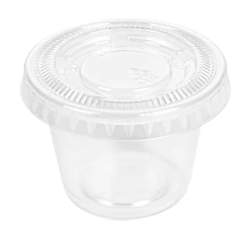 50 Pots et Couvercles 30ml TRANSPARENT