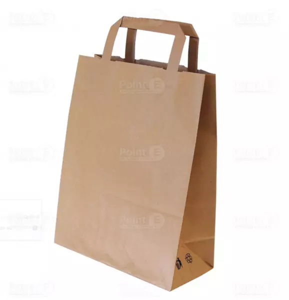 50 Sacs Kraft P Plates 70gr 26+17x25 BRUN