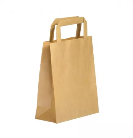 50 SACS KRAFT POIGN&Eacute;ES PLATES 180+80X220CM BRUN