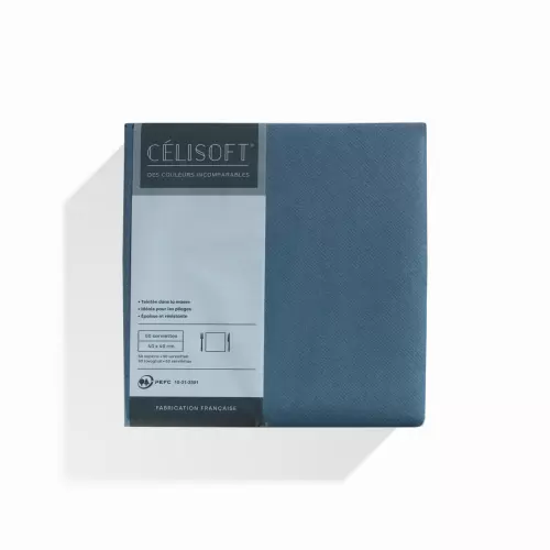 50 Serviettes Intiss� 40x40 BLEU ORAGE