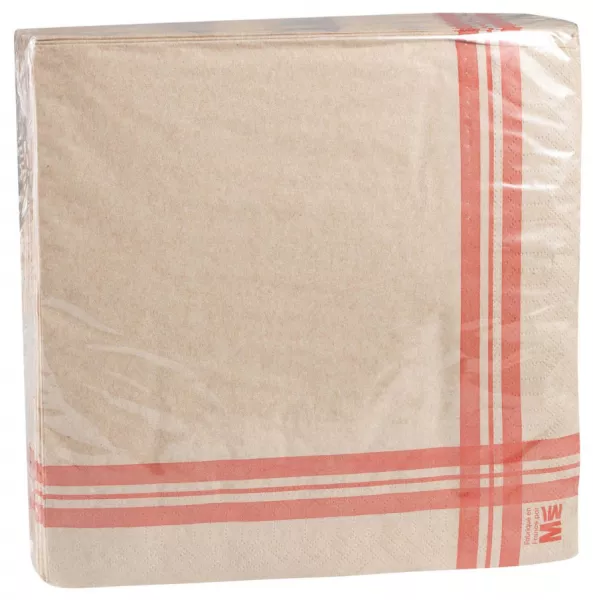 50 Serviettes Ouate 2 plis 40x40 TORCHON