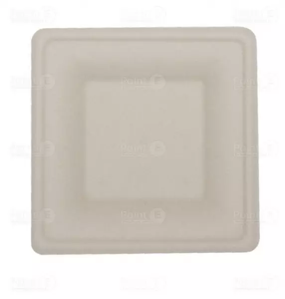 500 Assiettes Carr� D26cm Fibre de Canne