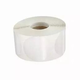 500 Etiquettes transparente diam�tre 27mm
