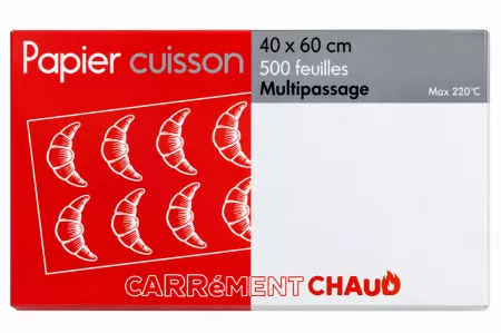 500 FEUILLES PAPIER CUISSON 60X40