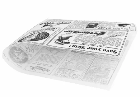 500 PAPIERS INGRAISSABLES OUVERT 2 C&Ocirc;T&Eacute;S17x18 CM TIMES