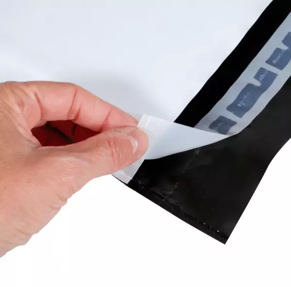 500 Pochettes plastique opaque 80 � - 220 x 320 mm