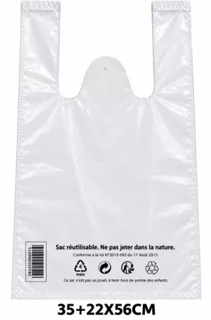 500 SACS BRETELLES 50&micro; 350+22x560 BLANC