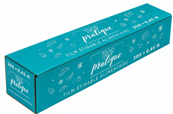 6 FILMS ETIRABLES ALIMENTAIRES 300x0.45m 8.5�