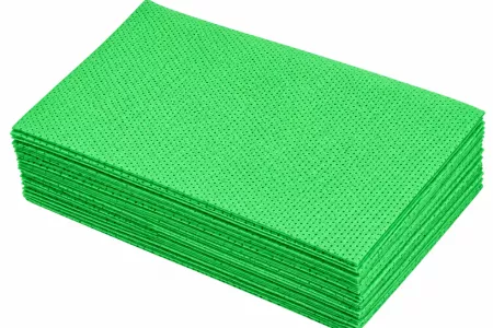 6 PAQUETS DE 25 LAVETTES VERTES 51X36