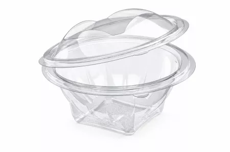 60 BOLS SALADE PLASTIQUE + COUV 250CC