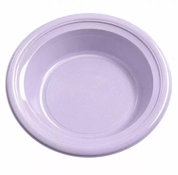 650 ASSIETTES D22 CREUSES REUTILISABLES BLANCHES
