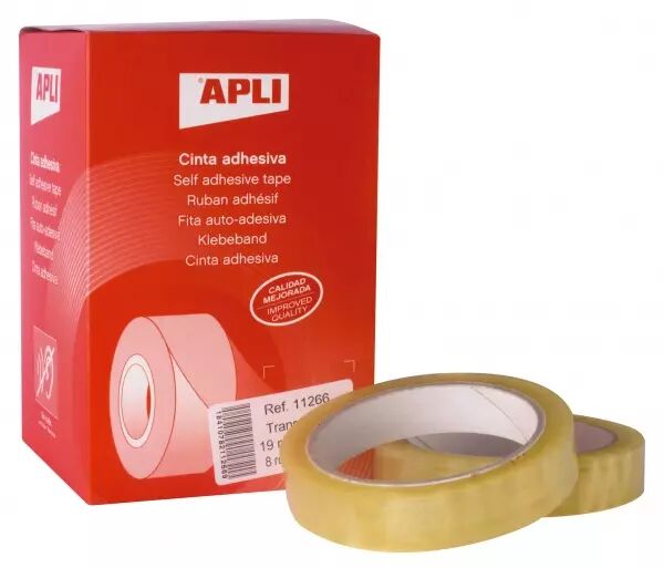 8 Adh�sifs 19mmx66m TRANSPARENT