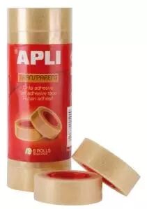 8 Rouleaux Adh�sif Cello 19x33 TRANSPARENT