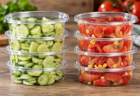 800 BARQUETTES SALADES OVALES + COUV 250CC