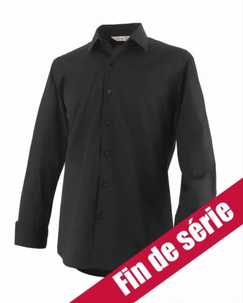ASTI MANCHE LONGUE CHEMISE NOIRE