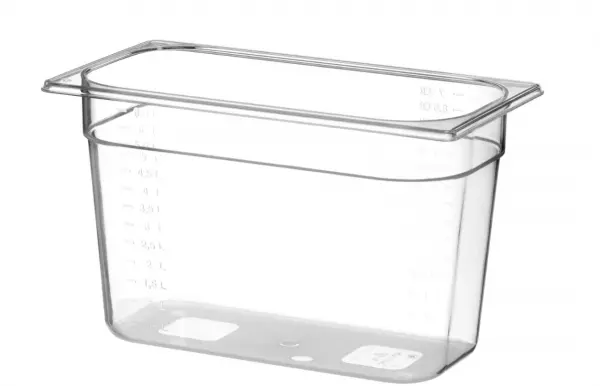 BAC GASTRONORME 1/3 150mm PC TRANSPARENT