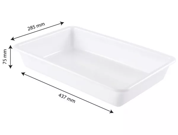 BAC PLAT 5 L BLANC
