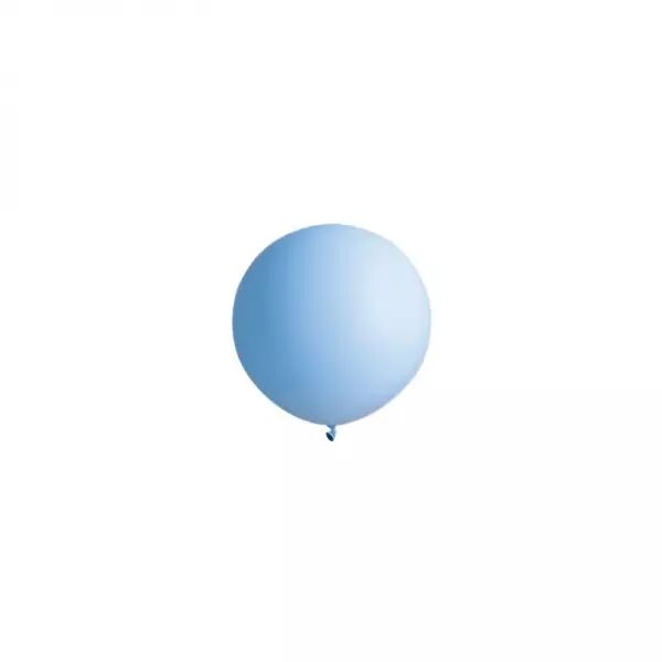 BALLON GEANT UNI 90CM BLEU CLAIR